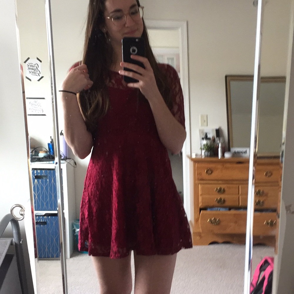 Minidress red